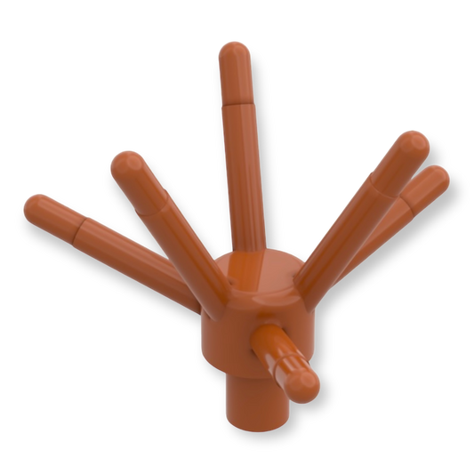 LEGO Plant Flower Stem in Dark Orange