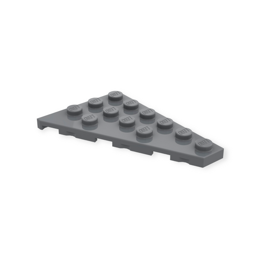 LEGO Wedge Plate 6x4 Rechts - in Dark Bluish Gray