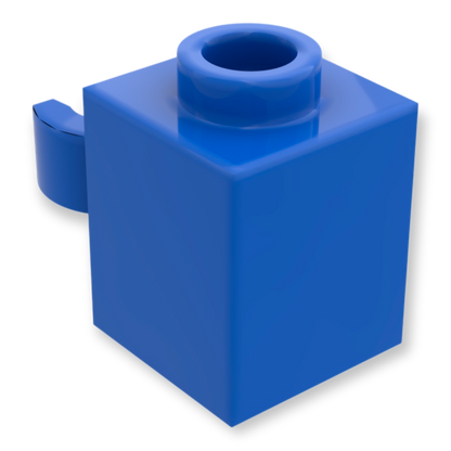 LEGO Brick Modified 1x1 - Open O Clip (Vertical Grip) in Blau