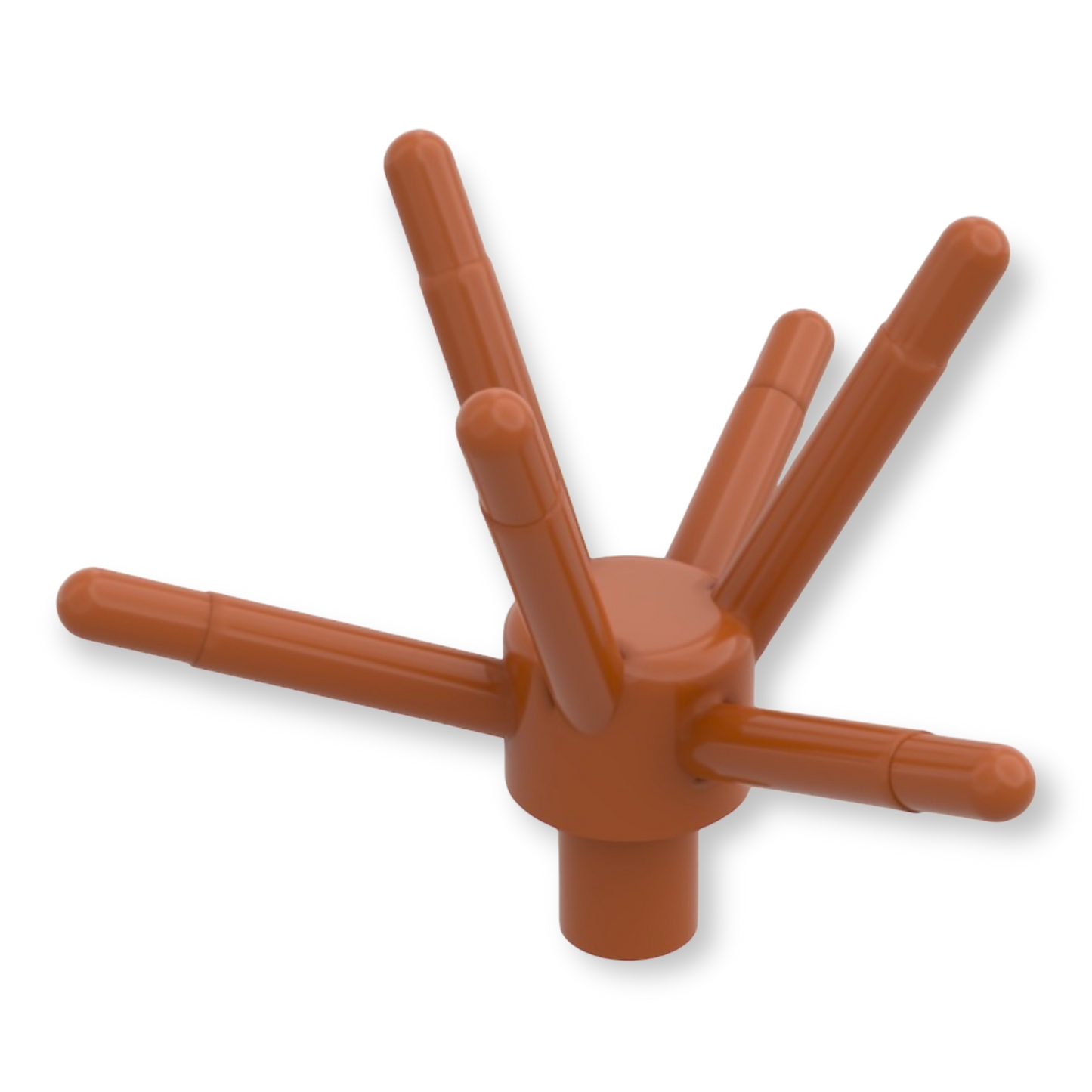 LEGO Plant Flower Stem in Dark Orange