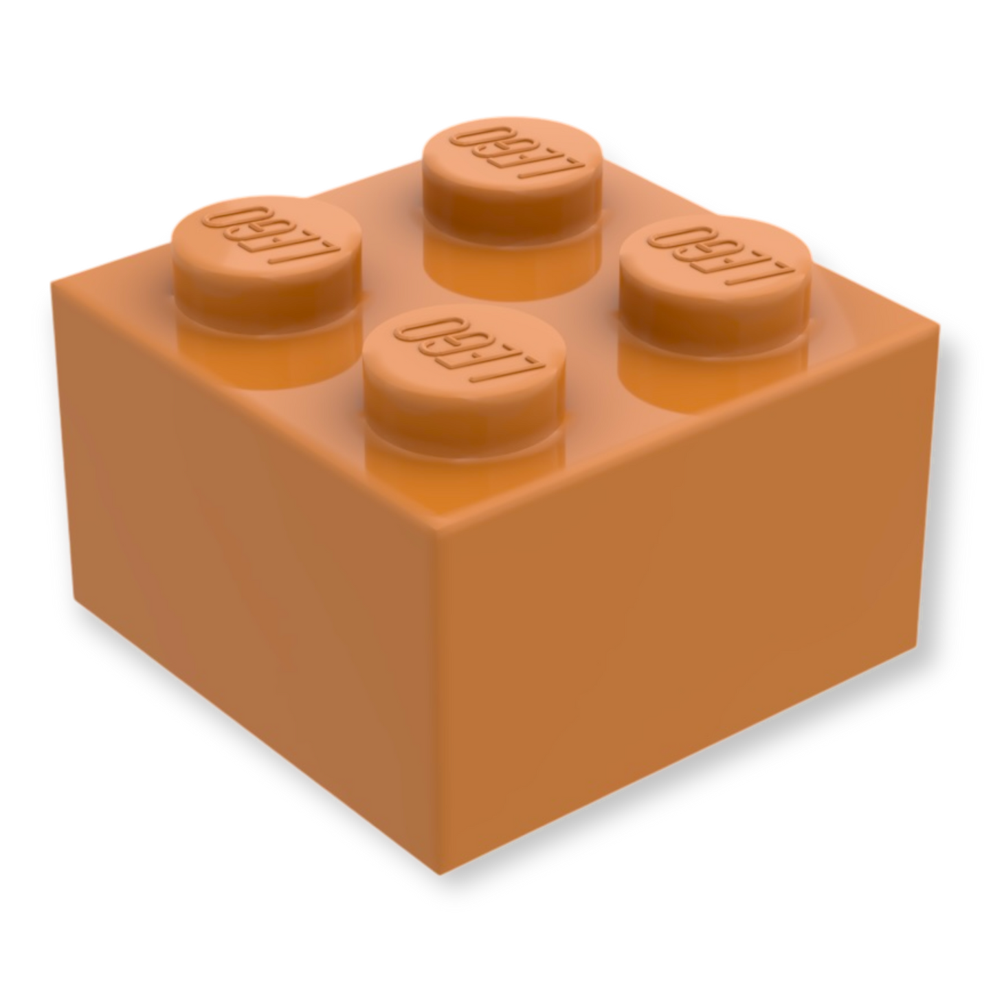 LEGO Brick 2x2 - Medium Nougat