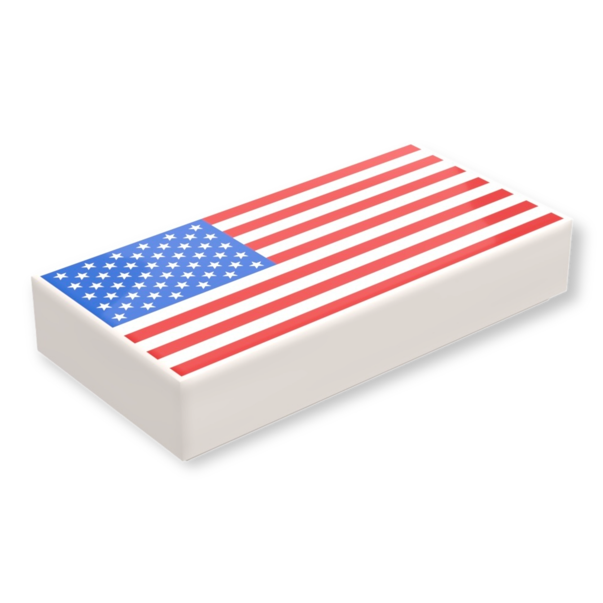 LEGO Tile 1x2 - Flagge der USA