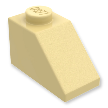 LEGO Slope 45 2x1 - Beige