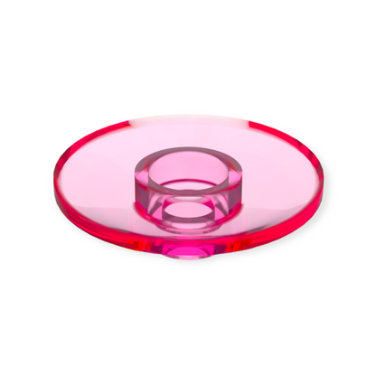 LEGO Dish 2x2 Inverted (Radar) - Trans-Dark Pink