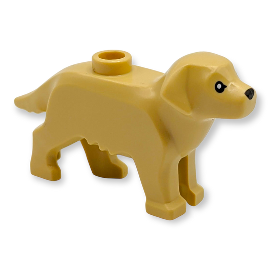 LEGO Hund - Golden Retriever / Labrador in Tan