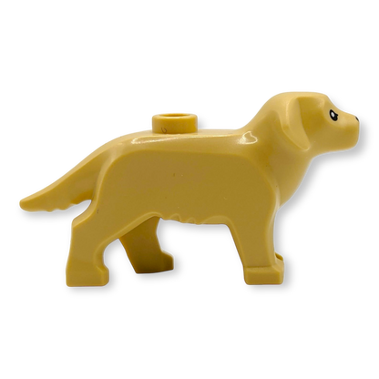 LEGO Hund - Golden Retriever / Labrador in Tan