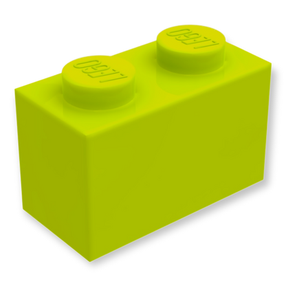 LEGO Brick 1x2 - Limettengrün