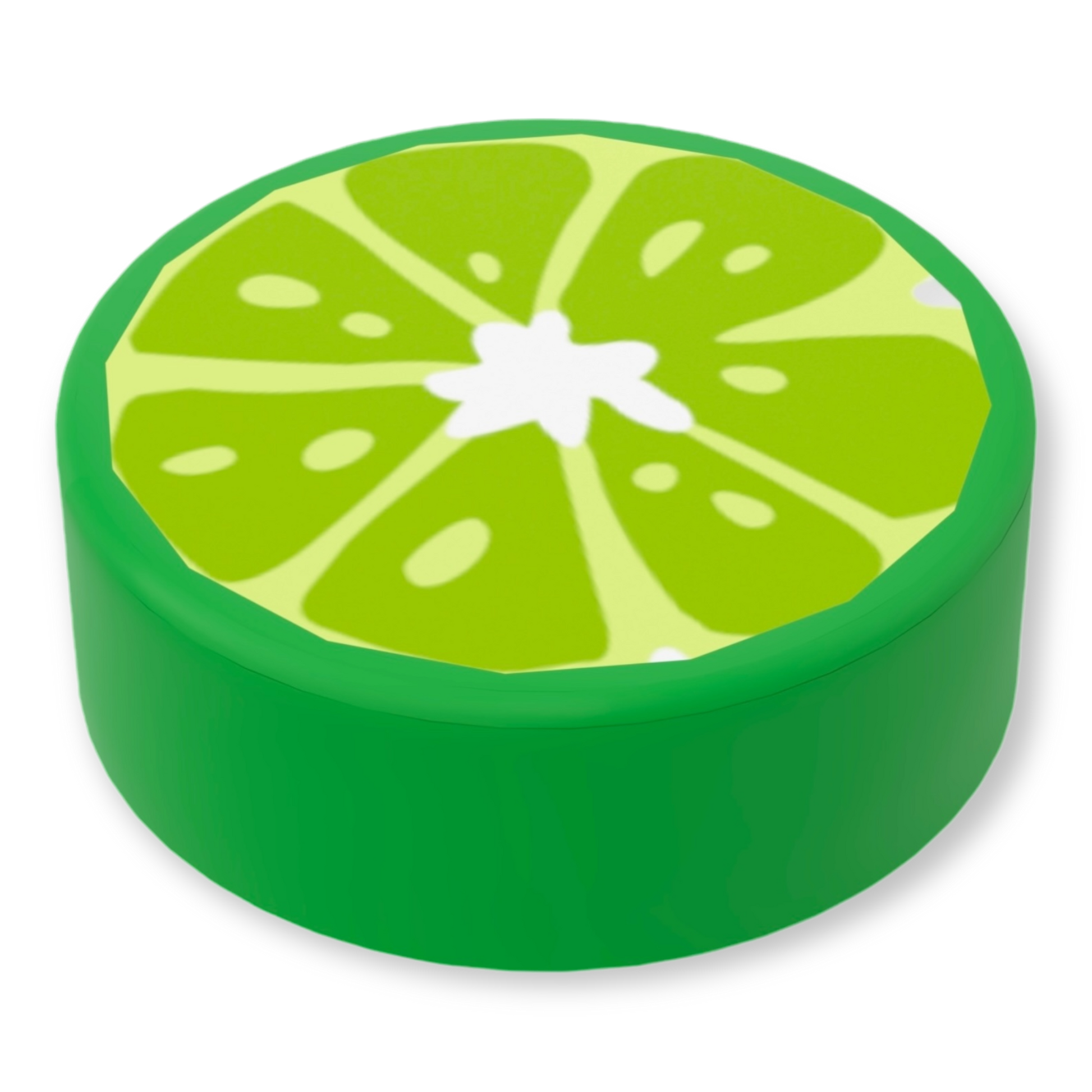 LEGO Tile 1x1 Round - Limette