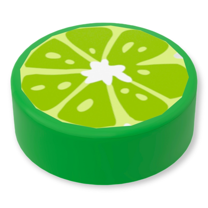 LEGO Tile 1x1 Round - Limette