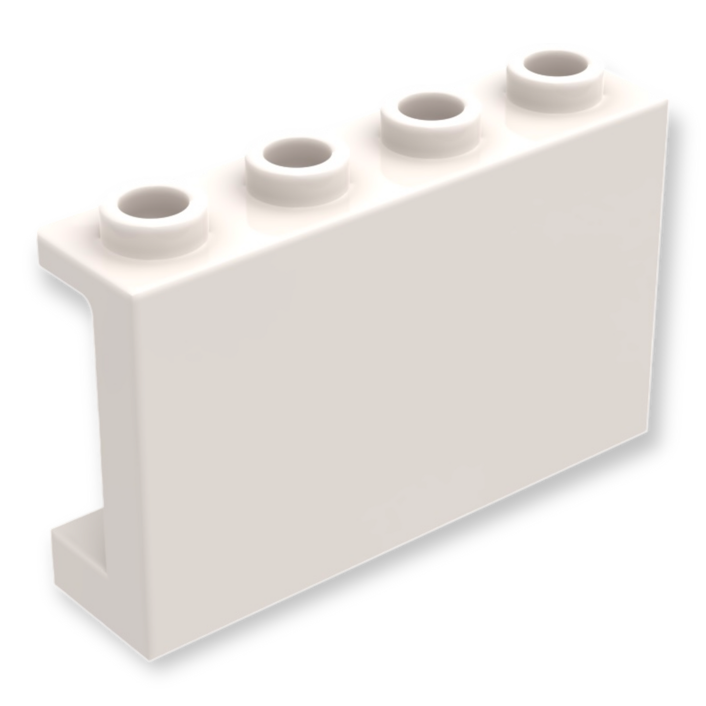 LEGO Panel 1x4x2 with Side Supports - White