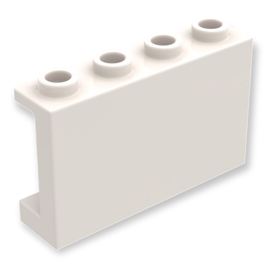 Panneau LEGO 1x4x2 avec supports latéraux - Blanc