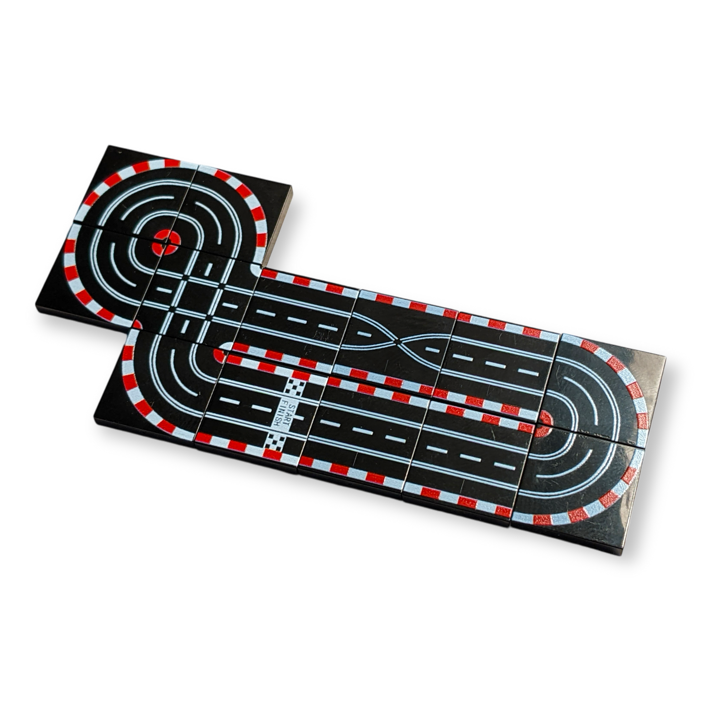 race track set on 2x2 tiles