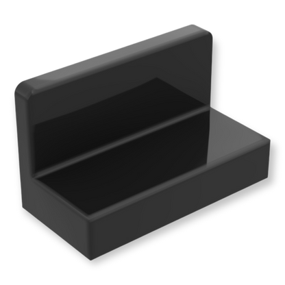 LEGO Panel 1x2x1 in Schwarz