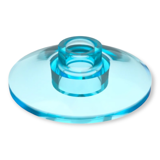 LEGO Dish 2x2 Inverted (Radar) - Trans-Light Blue