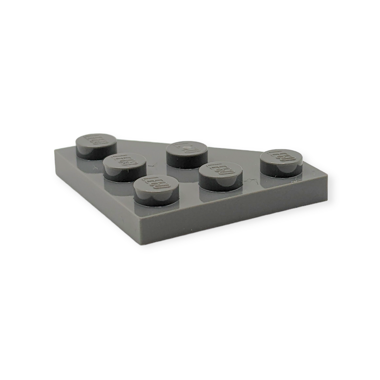 Plaque de coin LEGO 3x3 - en gris bleuté foncé