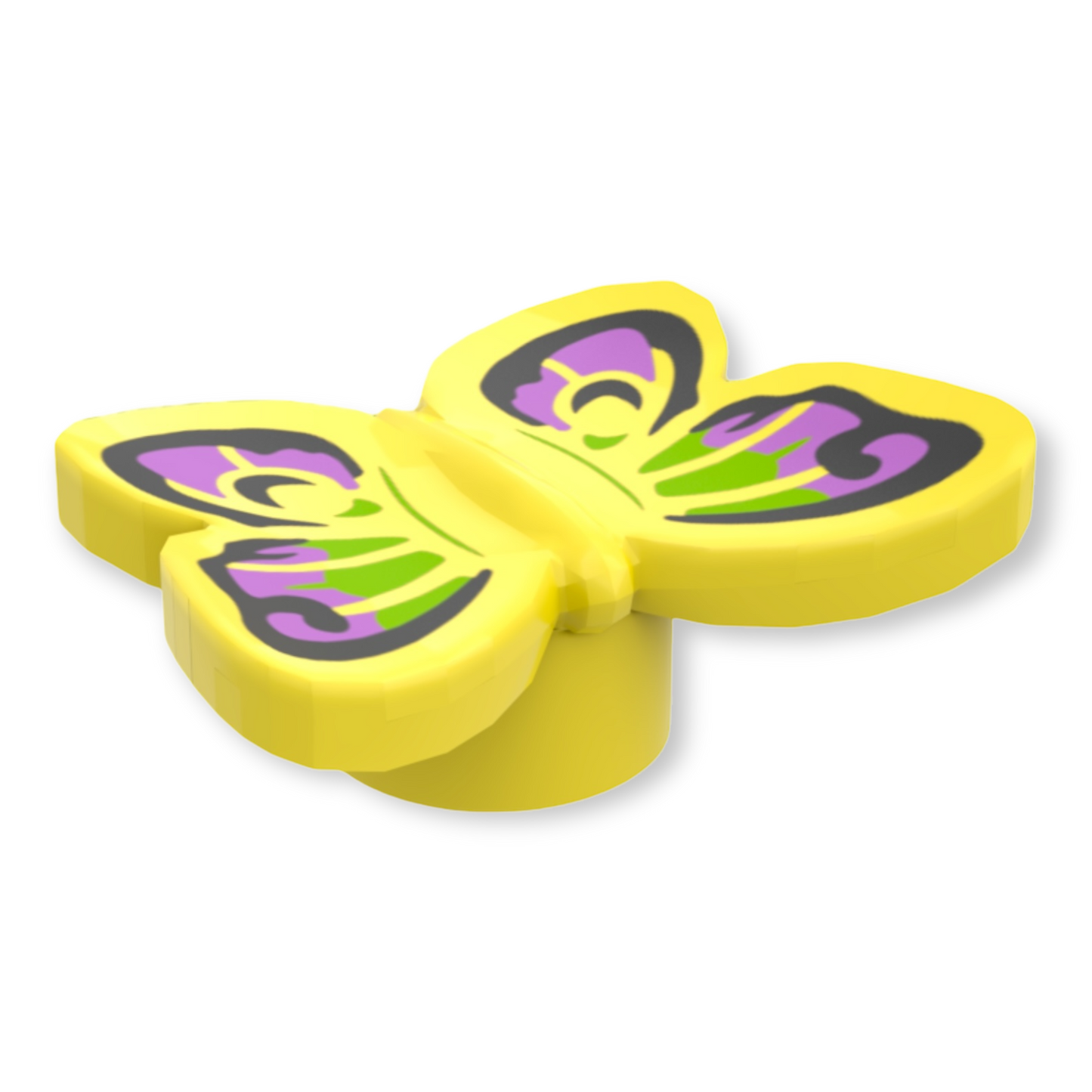 LEGO Butterfly - Schmetterling Nr. 2 Black Medium Lavender and Lime Wings