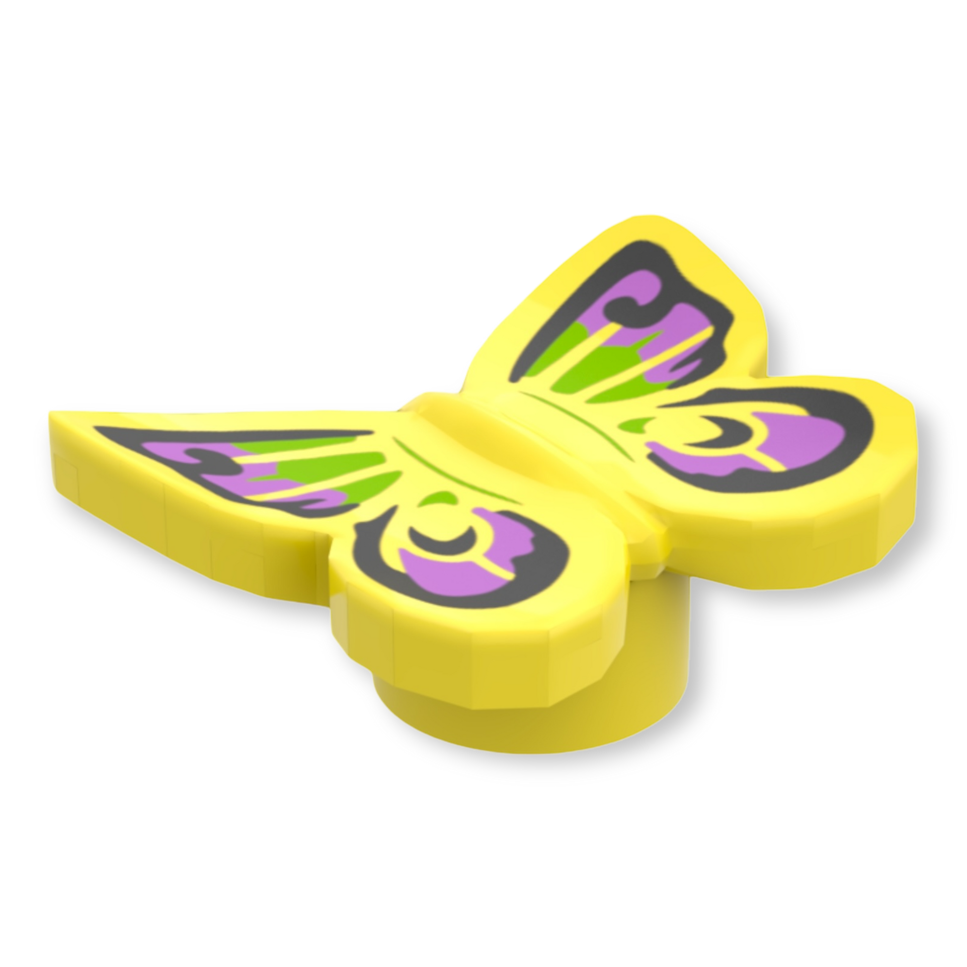 LEGO Butterfly - Schmetterling Nr. 2 Black Medium Lavender and Lime Wings