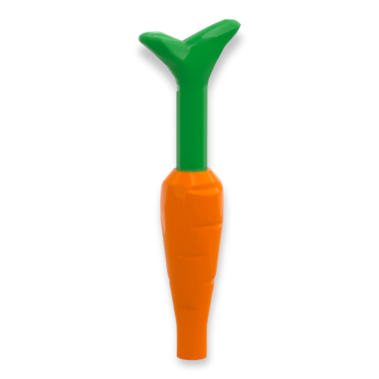 LEGO carrot with green stem