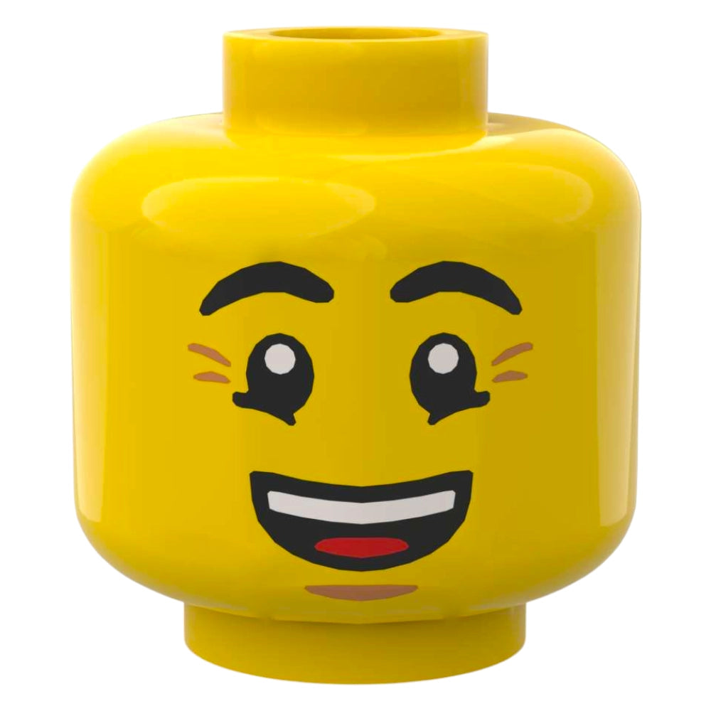 LEGO Minifiguren Kopf 1769 - Unwohl / übel und lächelnd