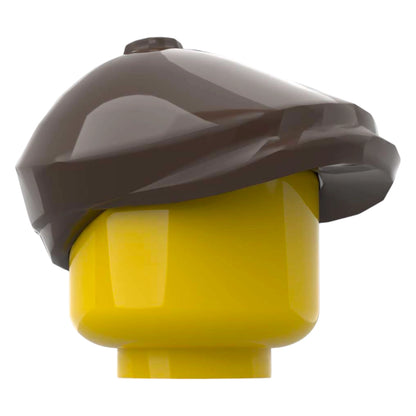 LEGO Minifiguren Mütze - Flat Cap in Dunkelbraun