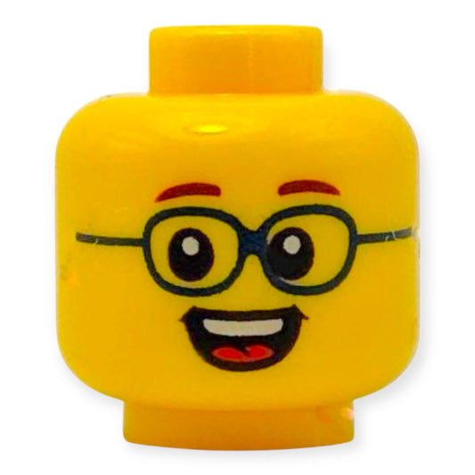 LEGO Minifiguren Kopf 2634 - Kind mit Brille