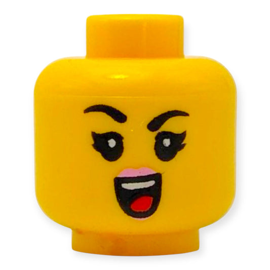 LEGO Minifiguren Kopf 3416 Doppelseitig - Zwinkern und mit Augenvisier