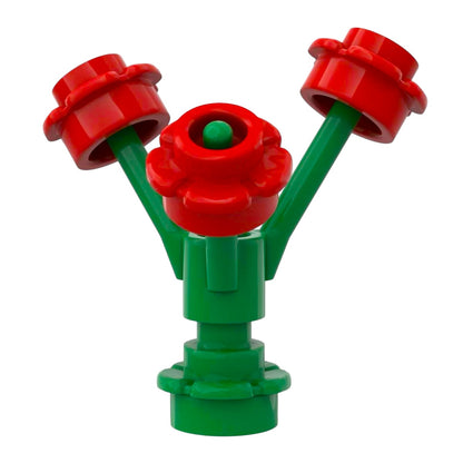 3 LEGO® Blumen - Blüte Rot