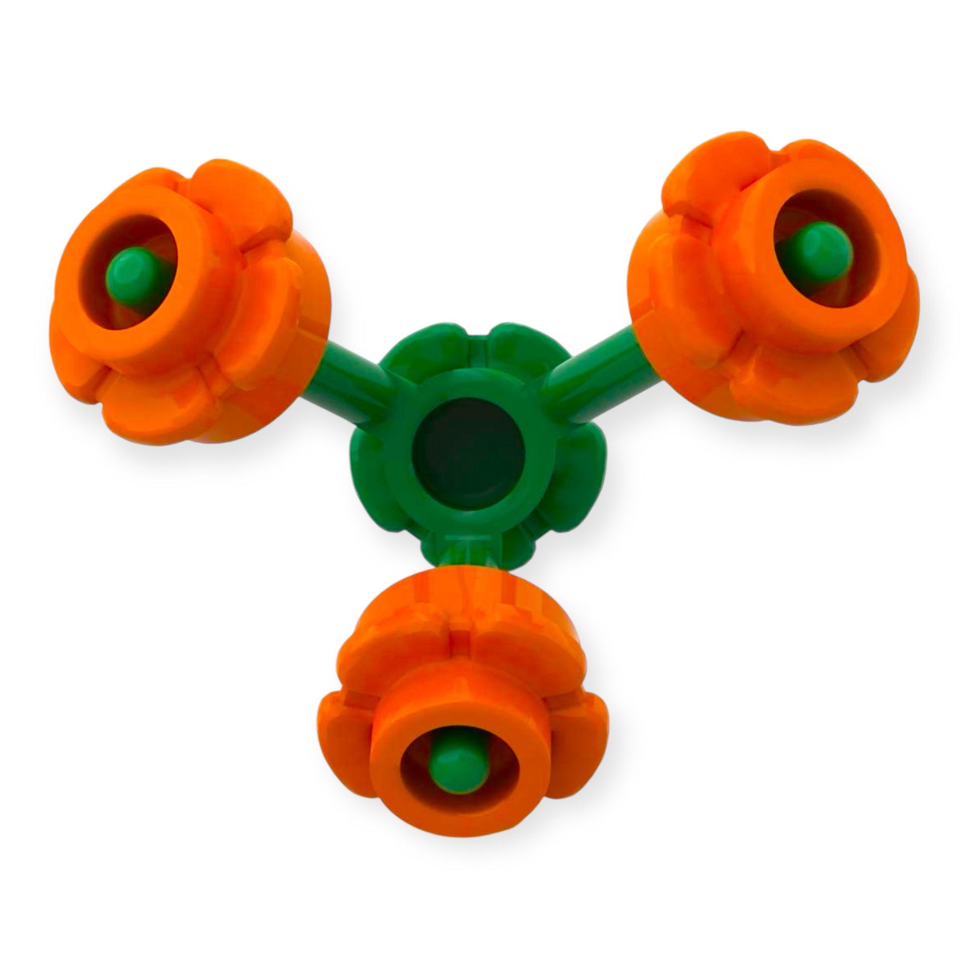 3 LEGO Blumen - Blüte Orange