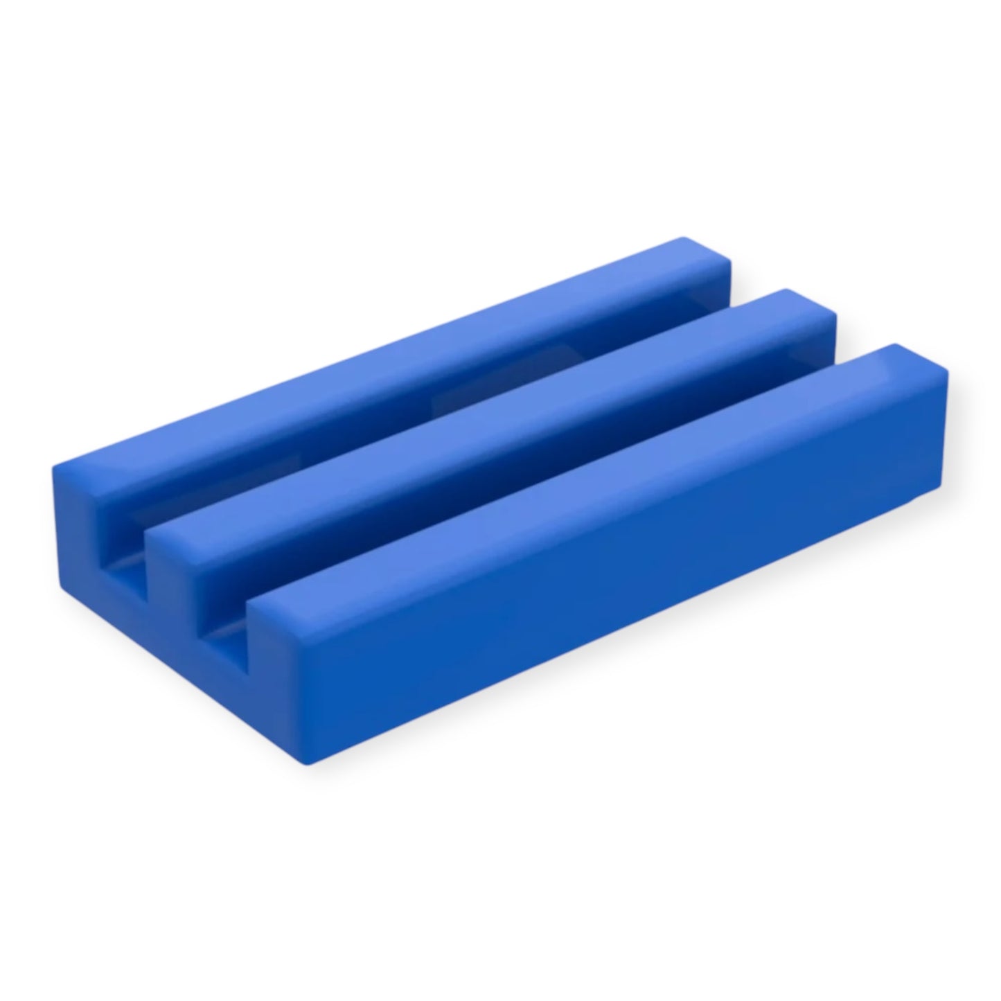 LEGO 1x2 Gitter-Fliese in Blau