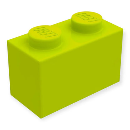 25er Pack LEGO® Stein 1x2 in Limettengrün