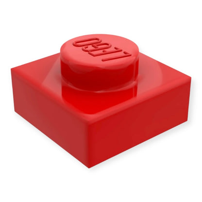 25er Pack LEGO® 1x1 Platte in Rot