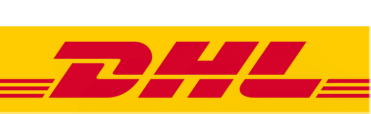 Das Logo unseres Versandpartners DHL