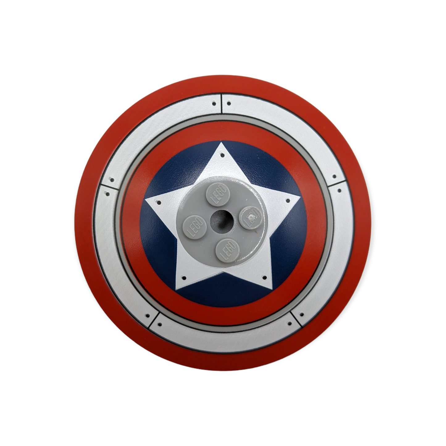 LEGO Dish 8x8 - Captain America Logo